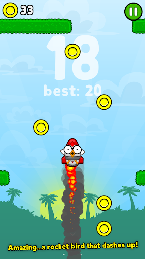 【免費街機App】Rocket Bird Dash – Flying Game-APP點子