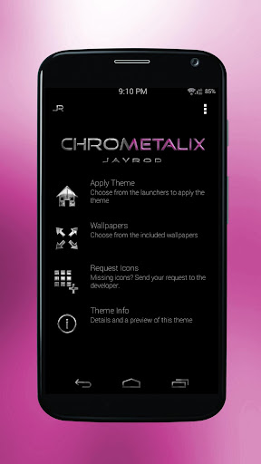 Pink Chrometalix-Icon Pack