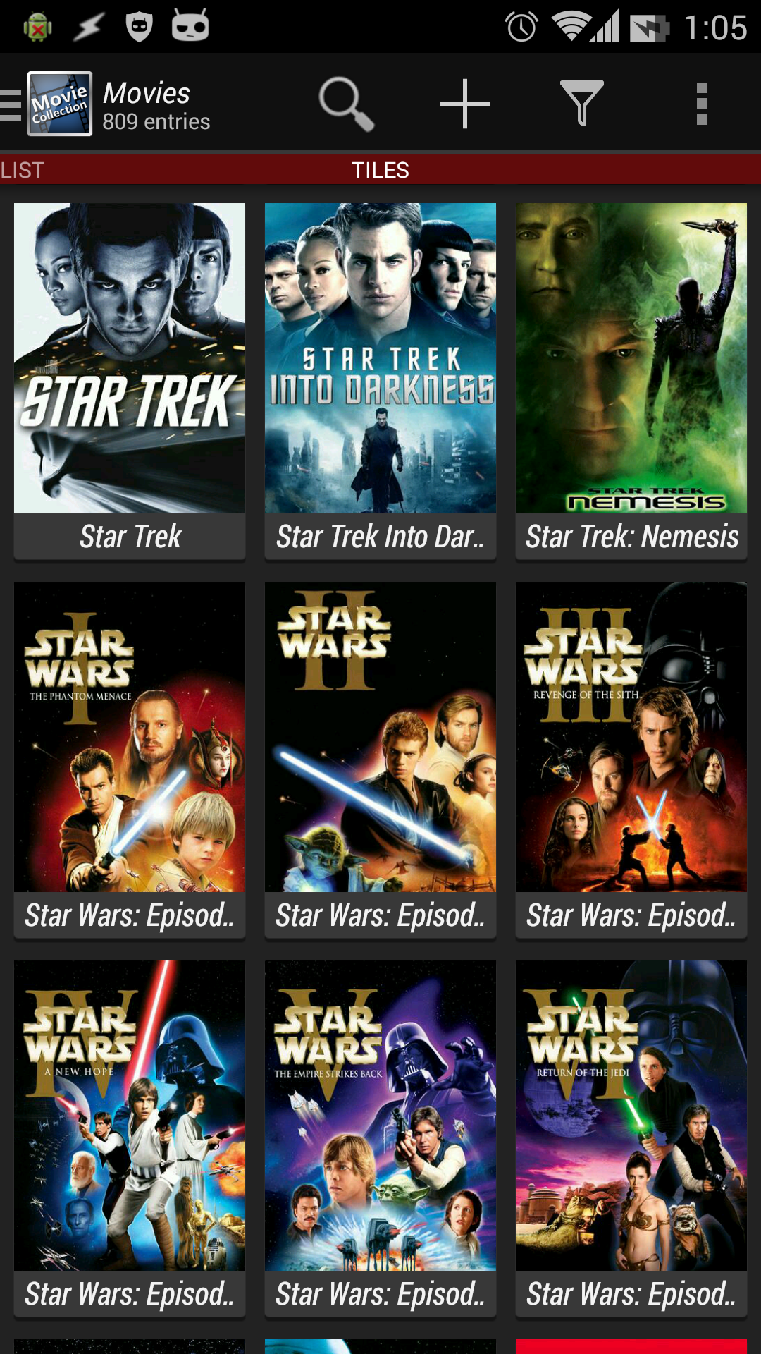 Android application Movie Collection screenshort