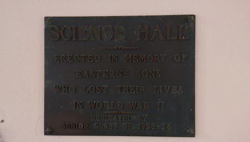 EKU Science Hall Memorial