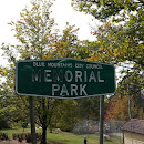 Memorial Park Sign 