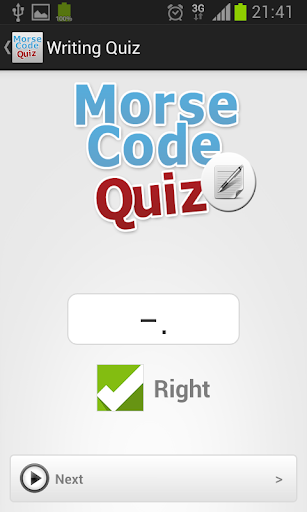 【免費通訊App】Morse Code Quiz-APP點子