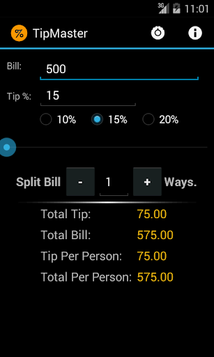 Tip Master Tip Calculator