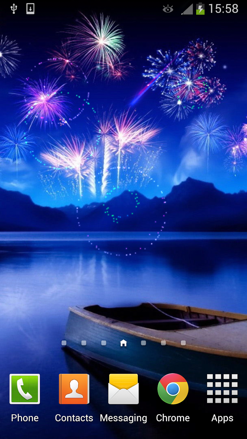 Meteor Shower FireWorks Screen 3