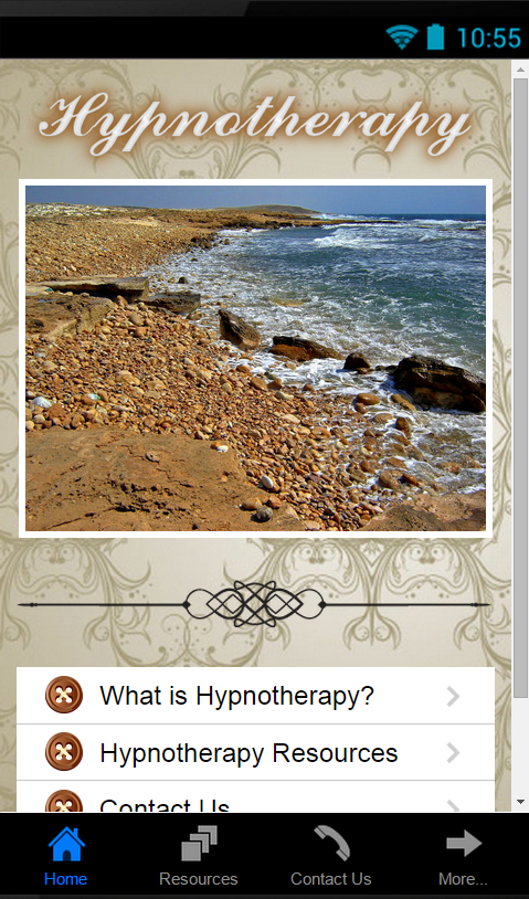 Android application Hynotherapy screenshort
