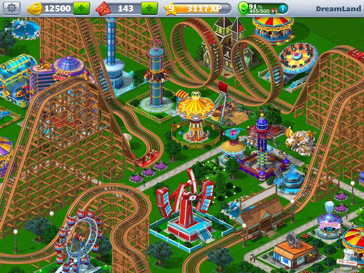  RollerCoaster Tycoon® 4 Mobile: captura de tela 