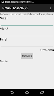 Free Notunu Hesapla APK for Android