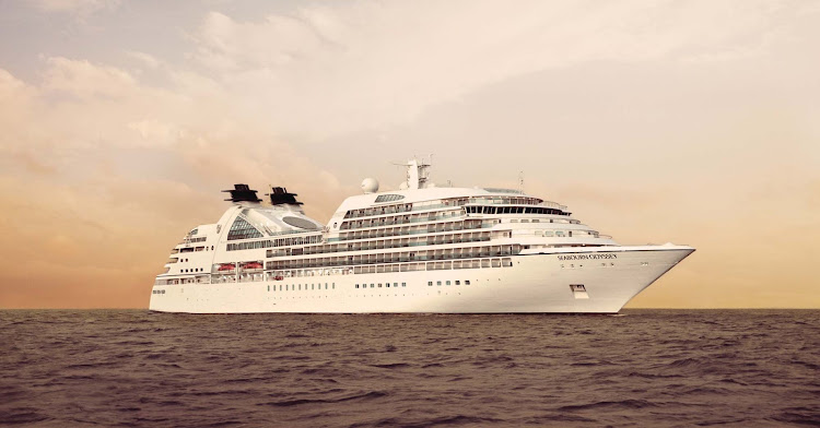 Seabourn Odyssey at sea.