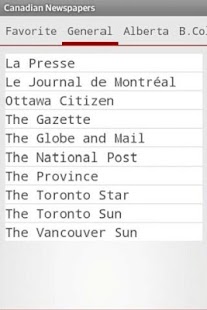 Free Canada Newspapers APK for Android