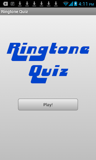 Ringtone Quiz