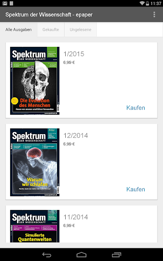 Spektrum Wissenschaft - epaper