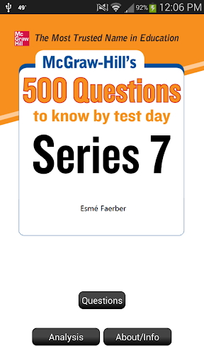 Series 7 Exam Questions