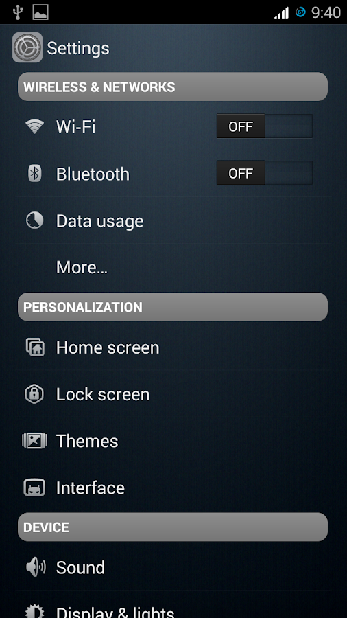 CM10.2 IOS7 CM10.1 AOKP THEME - screenshot