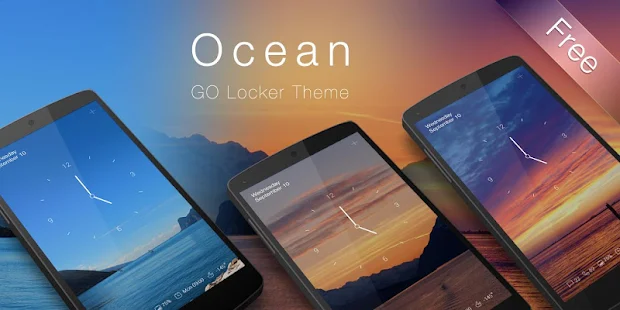 (FREE) Ocean GO Locker Theme - screenshot thumbnail