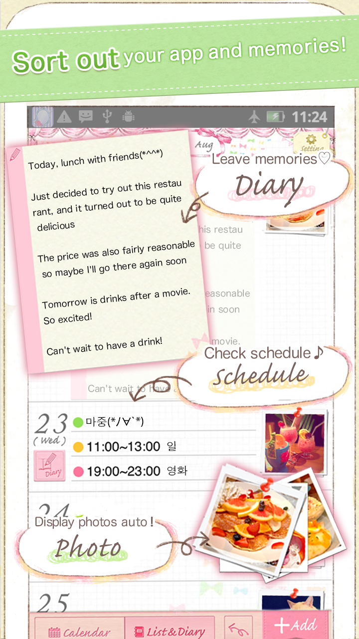 Coletto calendar~Cute diary Screen 3