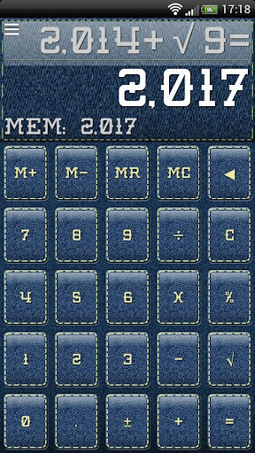 SCalc Denim theme