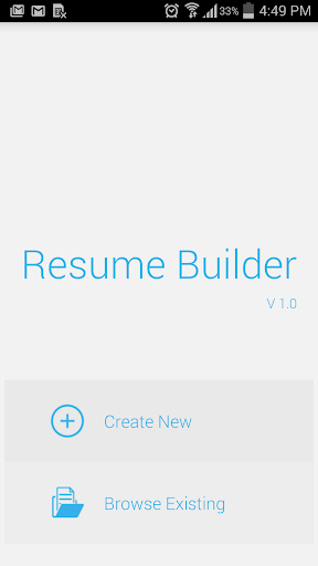 Resume Builder