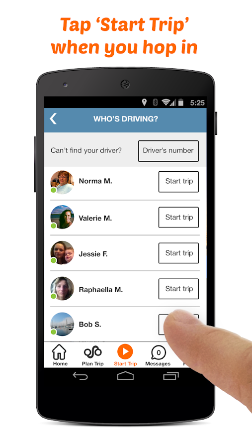 Carma Carpooling - screenshot