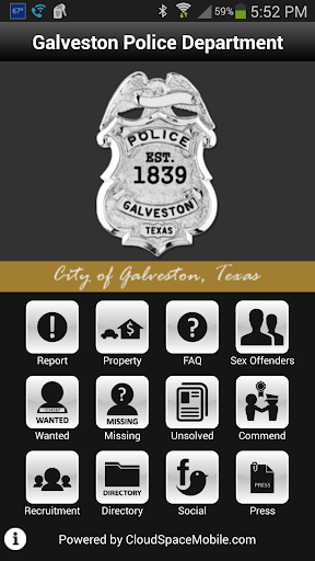 【免費書籍App】Galveston Police Department-APP點子