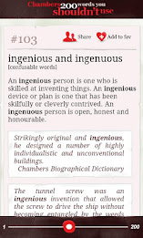 Chambers 200 Words–Don’t Use poster 3