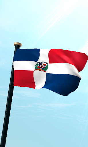 Dominican Republic Flag 3D