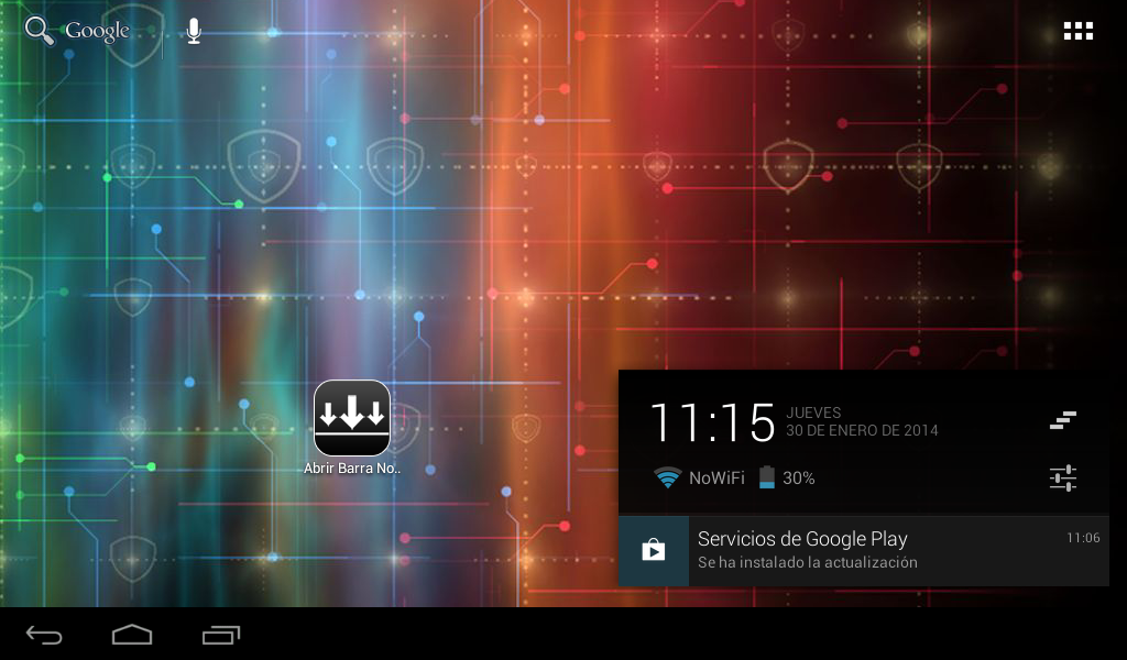   Open Notification Bar – Capture d'écran 