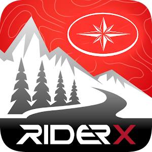 Snow Trails by RiderX Logo