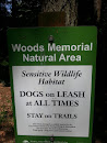Woods Sensitive Wildlife Habitat Plaque 