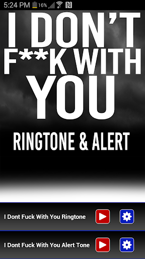 I Don't Fuck With You Ringtone