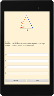 Area of ​​a triangle formula Screenshots 8