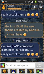 How to download GOSMSTHEME Jeans by Gnokkia lastet apk for android