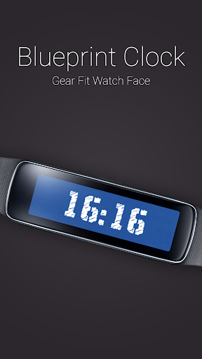 Blueprint Clock for Gear Fit