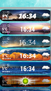 Lastest Awesome Weather Clock Widget APK