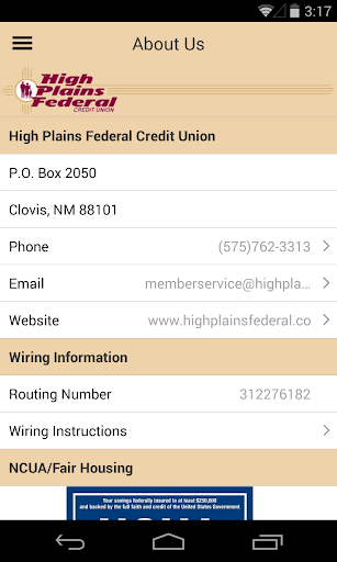 【免費財經App】High Plains FCU-APP點子