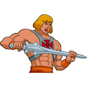 80s Cartoon Sb: He-Man logo
