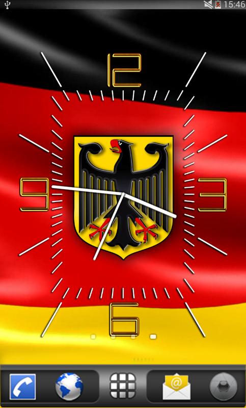 Android application Germany Clock LWP screenshort