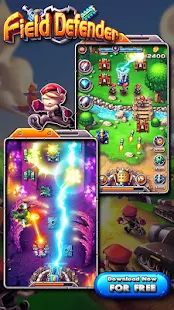 Screenshot 1 for Field Defender 1.0.5 MOD Unlimited Gold