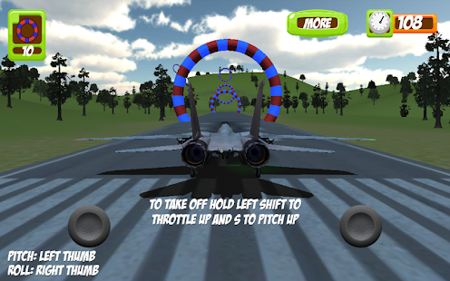 Free 3D Flight Simulator - Rings APK for PC