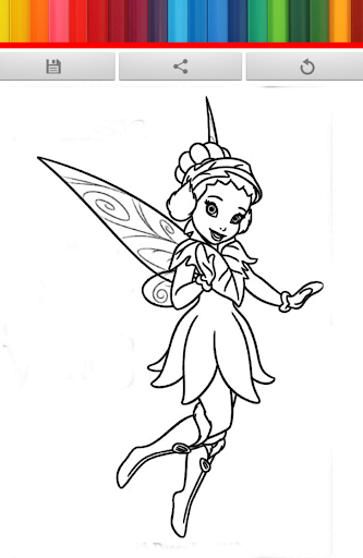 Cute Tinkerbell Coloring