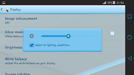 XZ Blue On Black Theme Xperia poster 11