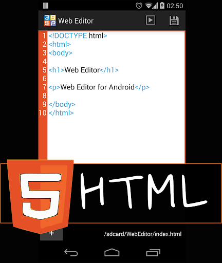 Web Editor HTML Viewer