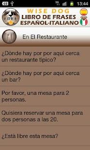 Frasario free spagnolo Screenshots 5