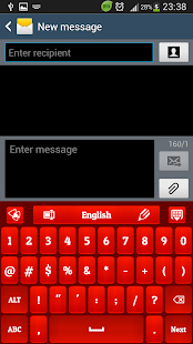 GO Keyboard Red Rose Screenshots 13