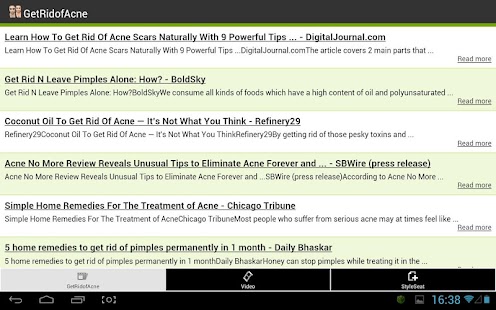 Lastest Get Rid of Acne APK