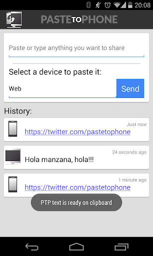 Paste to Phone