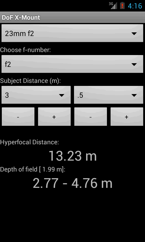 DoF X-Mount (Ad Free) Screen 1