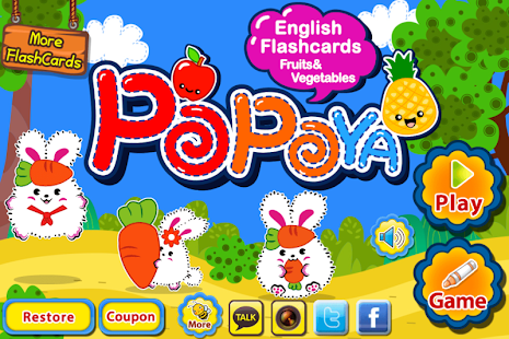 download ABC Fruits English Flashcards free