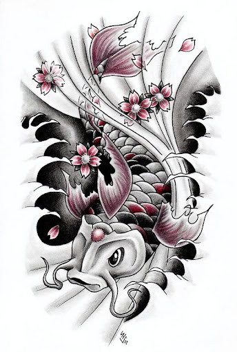 Koi Fish TattooDesingWallpaper