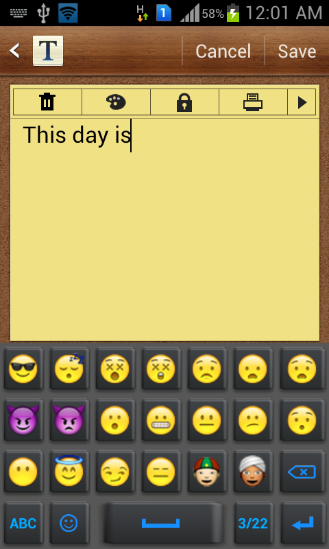 Emoji Keyboard - screenshot