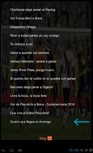 Canciones y Letras River Plate